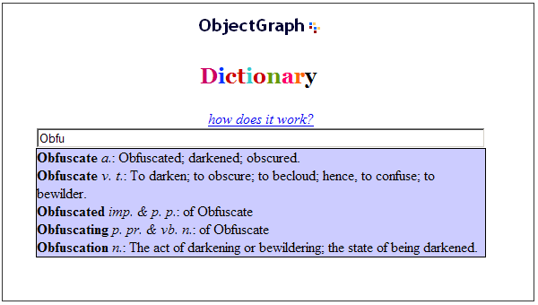 Original Dictionary