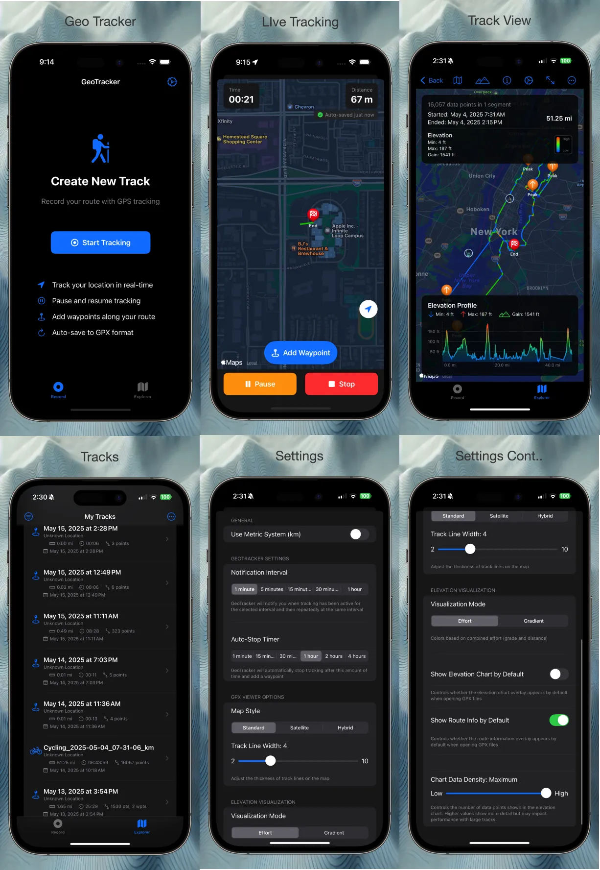 iOS Screenshots
