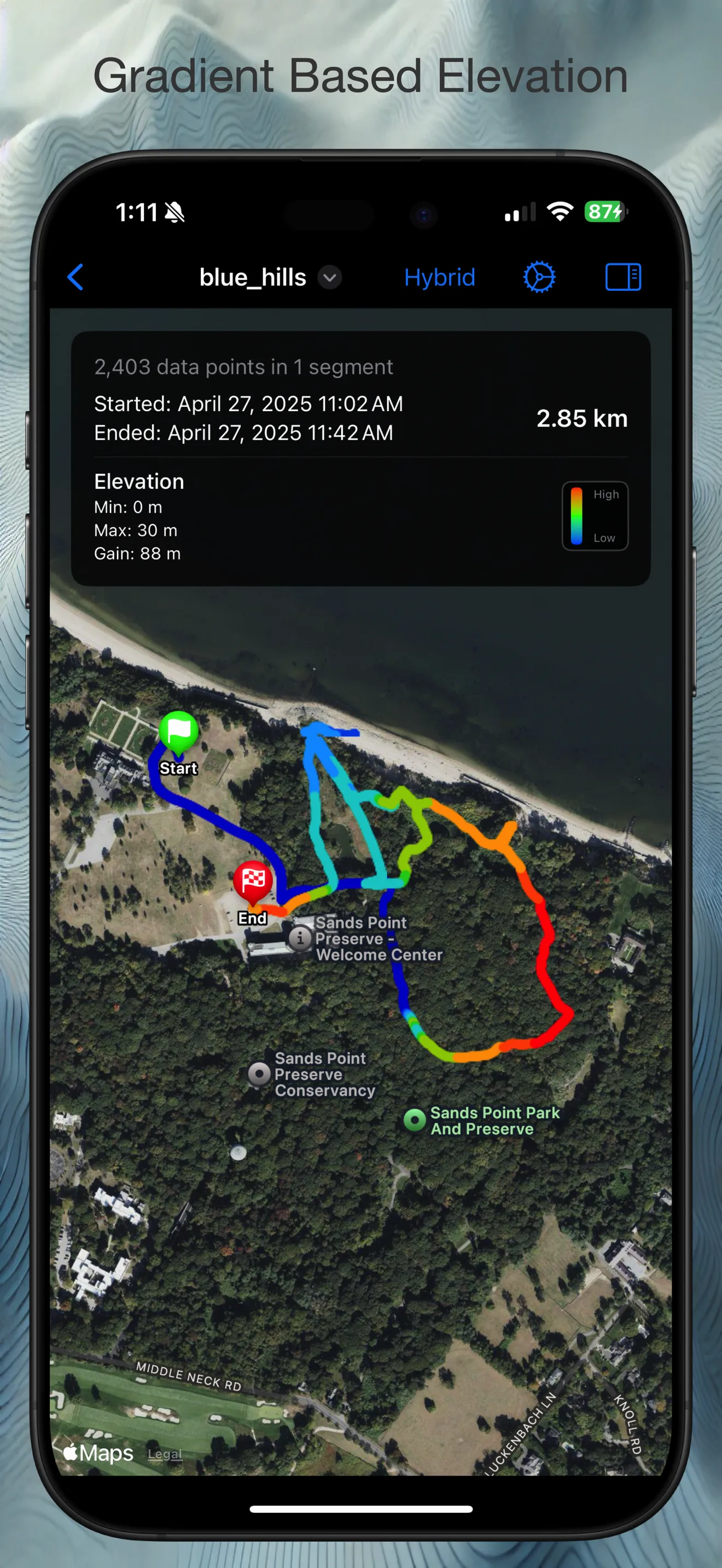 Geo Elevation Mac screenshot