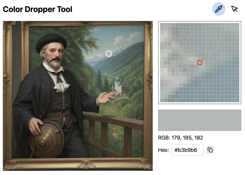 HTTP Labs color dropper tool