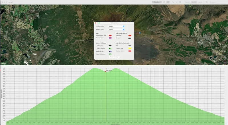 Geo Elevation Mac screenshot