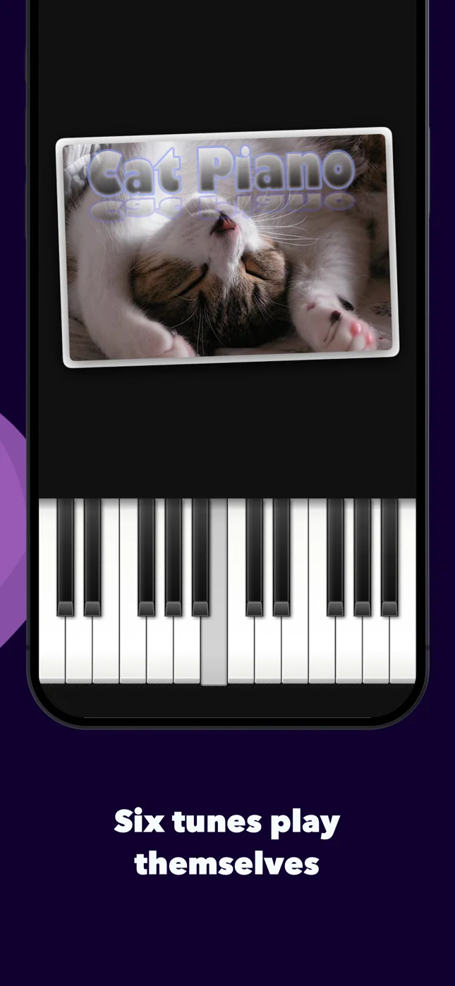 A tune playing itself: the stop button in the bar and one key lit