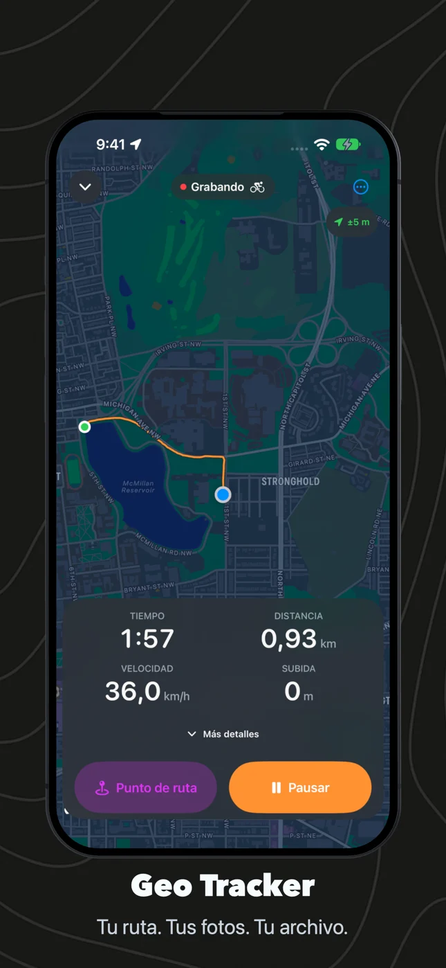 Grabación de una ruta